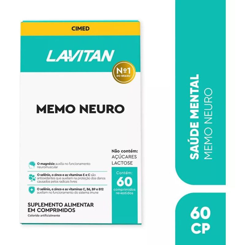 lavitan memo neuro 60 comprimidos cimed