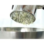 espremedor de batatas de aço inox rorence com 3 discos preto a-bi
