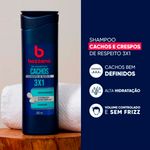 shampoo bozzano cachos e crespos 3x1 325ml