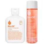 bio oil óleo para cuidado da pele 200ml + loção hidratante corporal 175ml