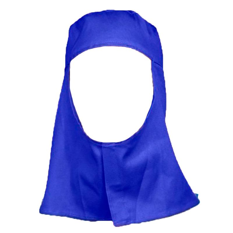 touca soldador árabe brascamp sem aba brim com elástico e velcro azul (mp)