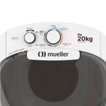 máquina de lavar 20kg mueller big semiautomática 127v branca 610000609