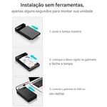 gaveta para hd ugreen 3 .5" usb 3.0 us222 preto (mp)