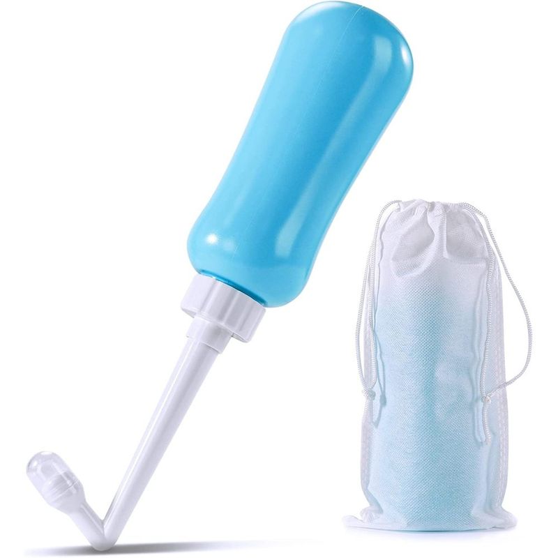 bidê portátil foofoo para viagem 450ml azul a-bi