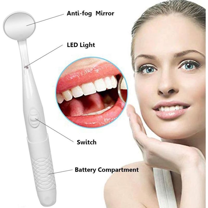 espelho bucal ffresiss com luz led a-bi