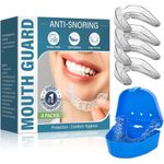protetor bucal hajoyful com 4 unidades para esportes e ranger de dentes a-bi