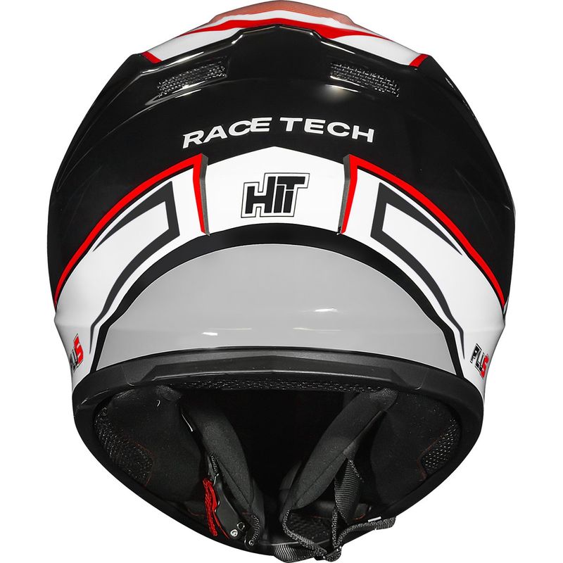 capacete race tech hit plus preto branco 58 (mp)