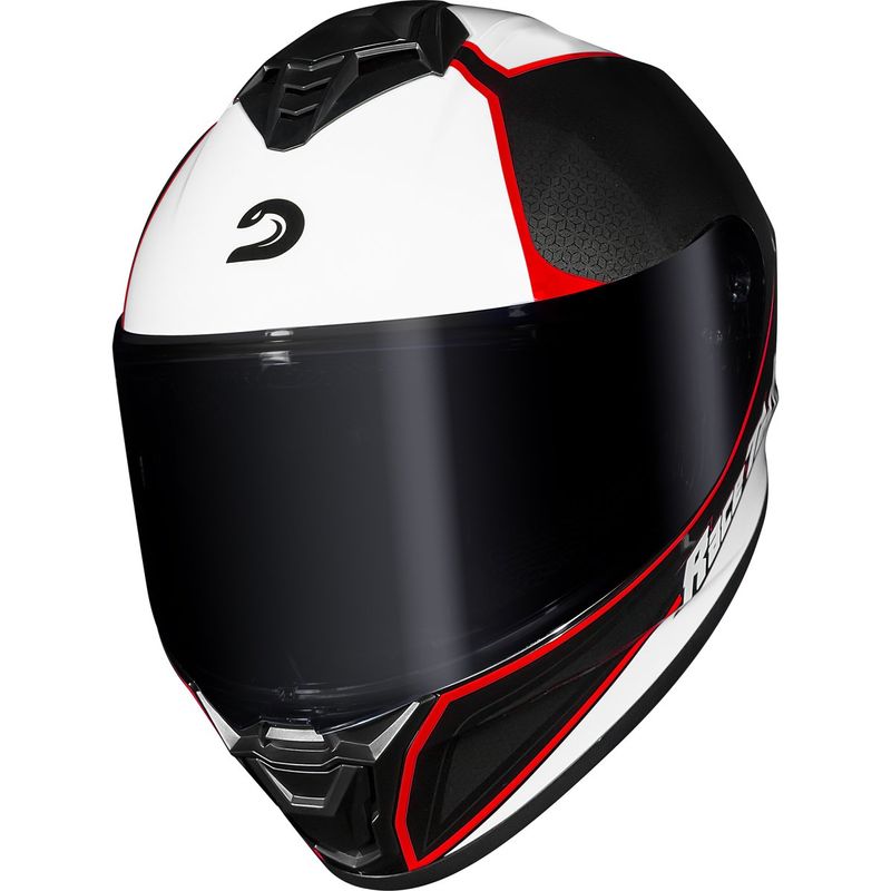 capacete race tech hit plus preto branco 58 (mp)