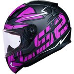 capacete ls2 rapid ff353 cromo matte preto rosa 58 (mp)