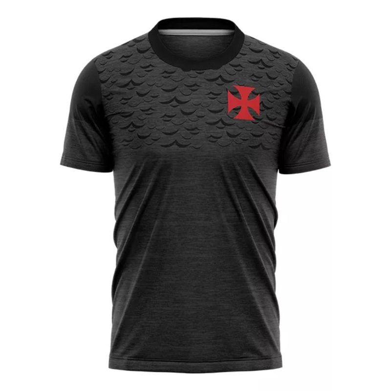 camisa infantil vasco braziline matriz chumbo 6 anos (mp)