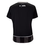 camisa feminina botafogo braziline romper preto p (mp)