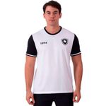 camisa masculina botafogo braziline troféu branco m (mp)