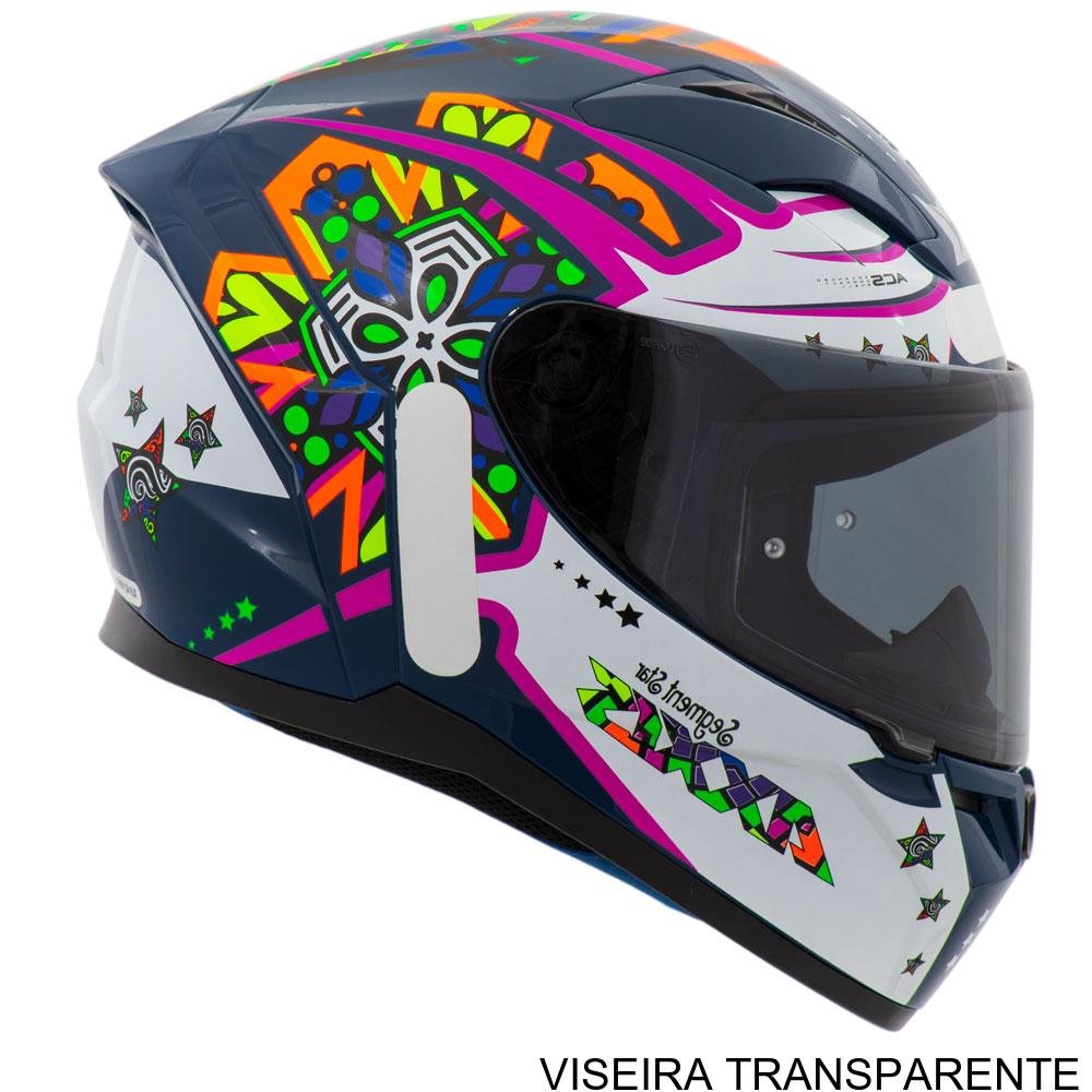 Capacete Axxis Segment Star C7 Blue Gloss 62