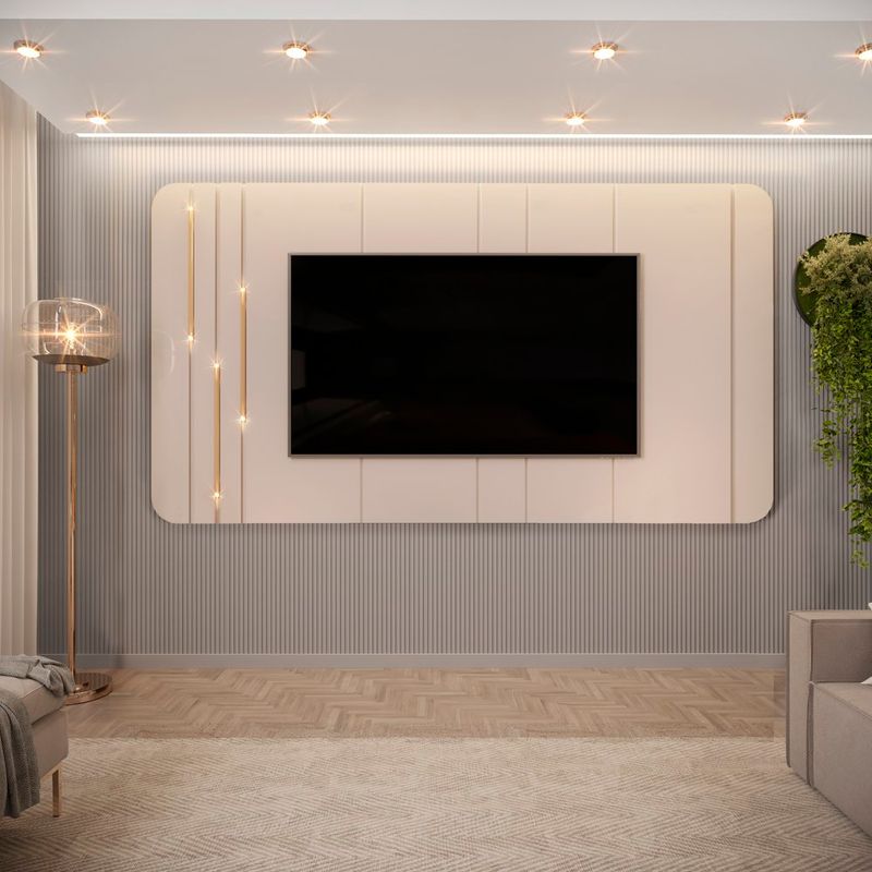 painel para tv até 75" dj móveis celine off white