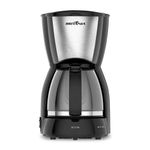 cafeteira britânia bcf19a preta e inox