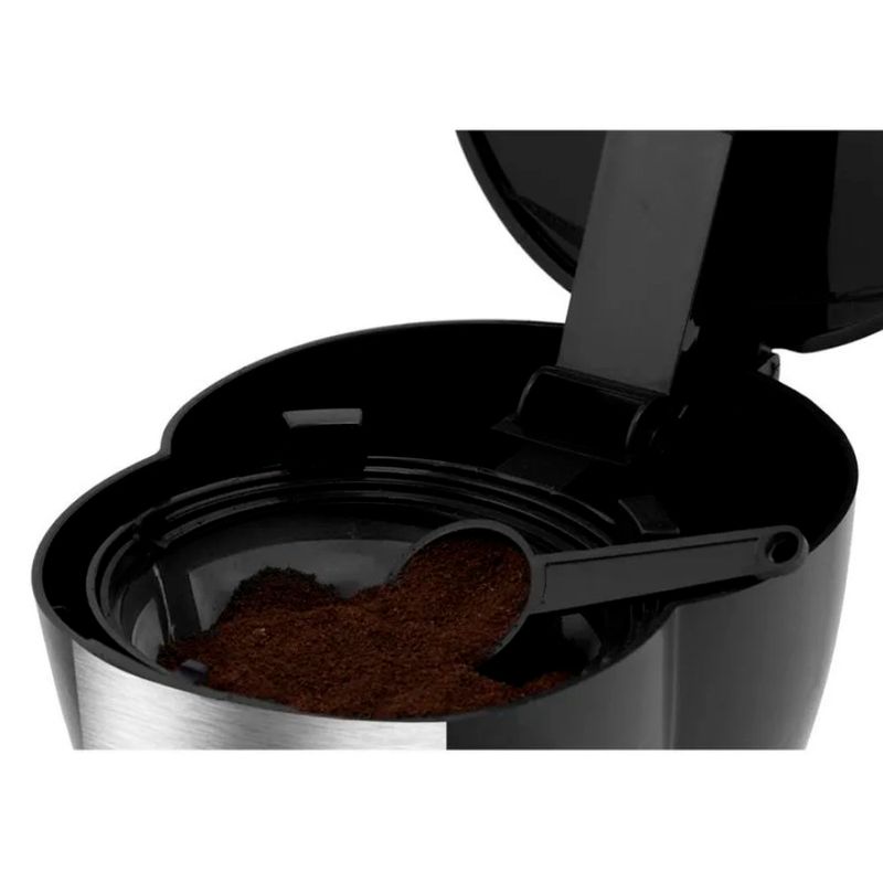 cafeteira britânia bcf19a preta e inox