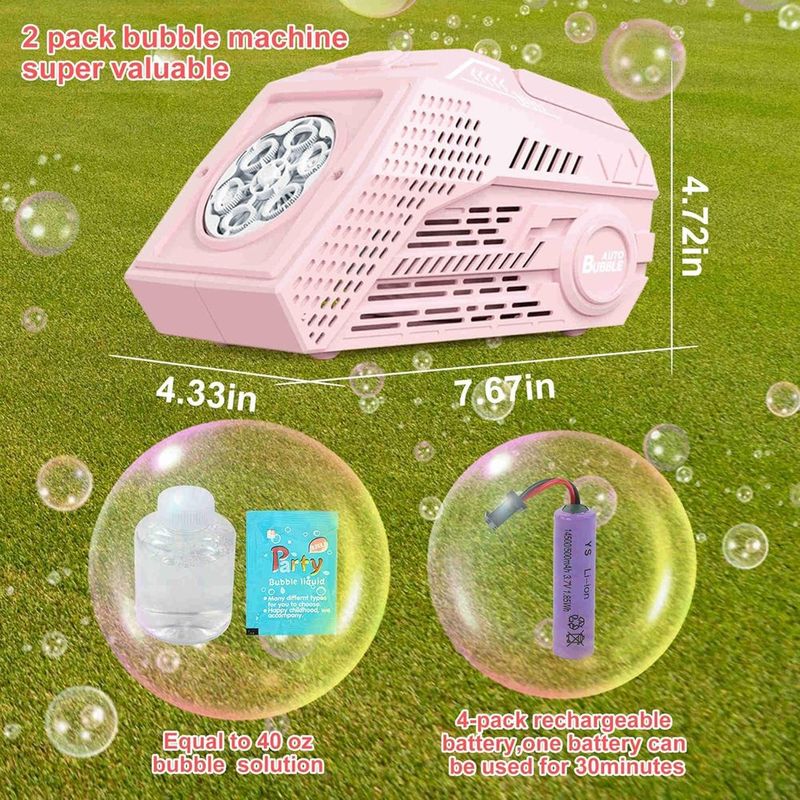 máquina de bolhas smartyeen 2 peças a-bi