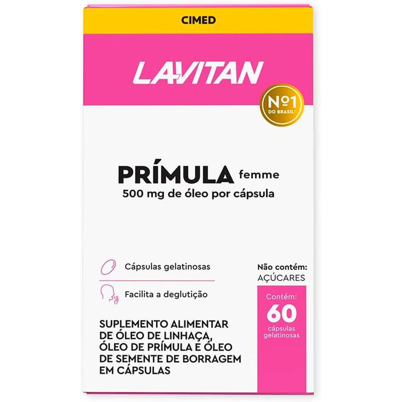 lavitan prímula femme 60 cápsulas