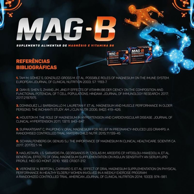 suplemento alimentar mag-b 30 comprimidos revestidos magnésio + vitamina b6 apsen