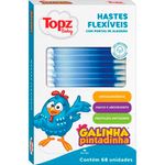 hastes flexíveis topz galinha pintadinha 68 unidades