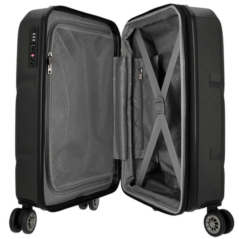 mala para viagem samsonite vegas 3.0 hardside spinner tamanho p preto 15335205811u