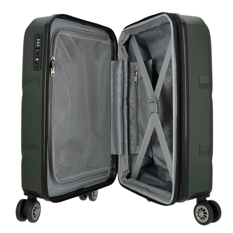 mala para viagem samsonite 3.0 hardside spinner tamanho p verde 15335215771u