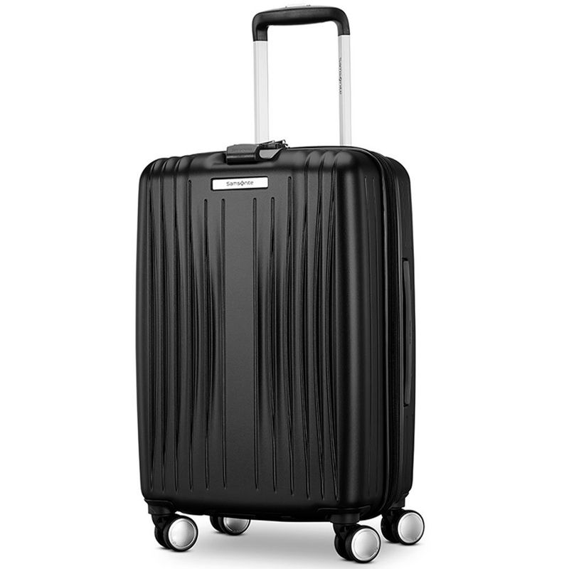 mala para viagem samsonite quartz hardside spinner tamanho p preto 15334554991u