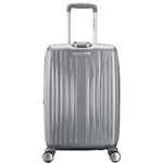 mala para viagem samsonite quartz hardside spinner tamanho p prata 15334540521u