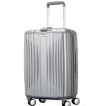 mala para viagem samsonite quartz hardside spinner tamanho p prata 15334540521u