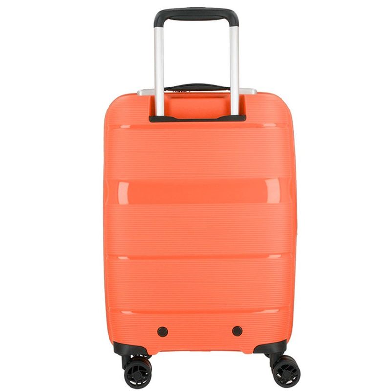 mala para viagem samsonite linex hardside spinner tamanho p laranja 12249711561u