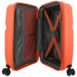 mala para viagem samsonite linex hardside spinner tamanho p laranja 12249711561u