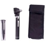 otoscópio medicate fibra óptica led preto