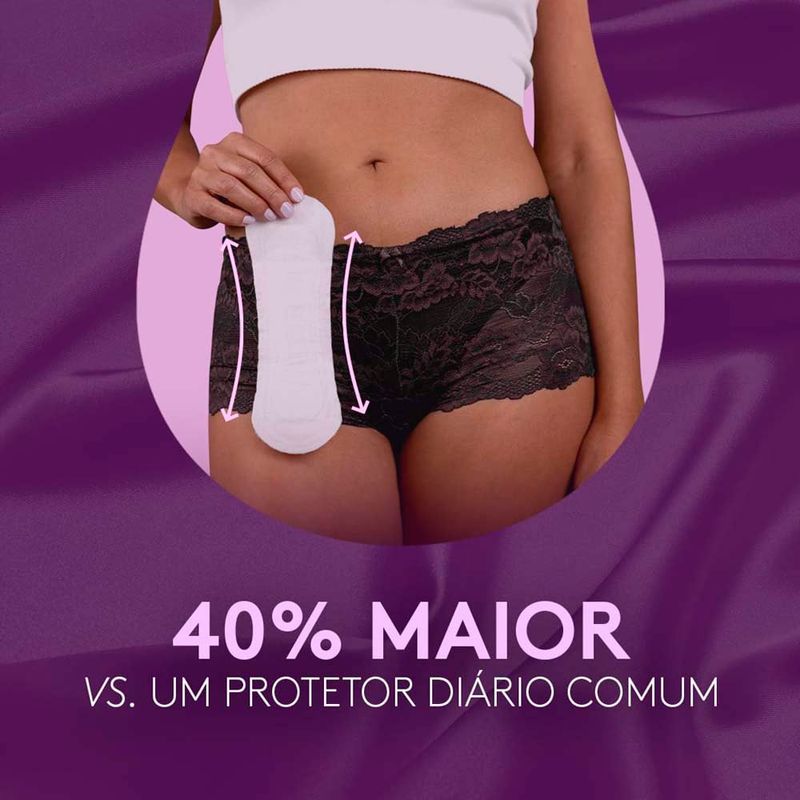 protetor diário para escape de urina poise absorção leve 14 unidades