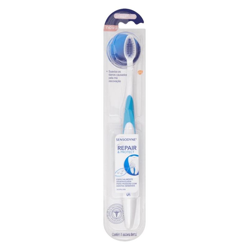 escova dental sensodyne repair & protect extra macia 1 unidade