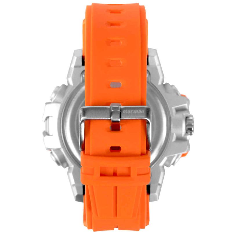 relógio masculino mormaii laranja mo1168a/8l