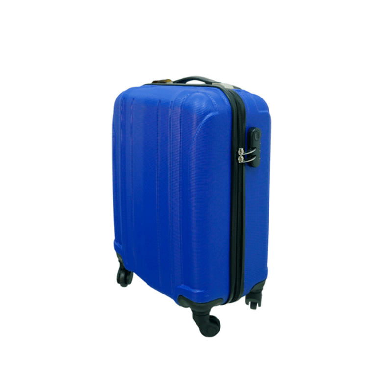 mala com rodas 20" abs latcor modelo 718 azul