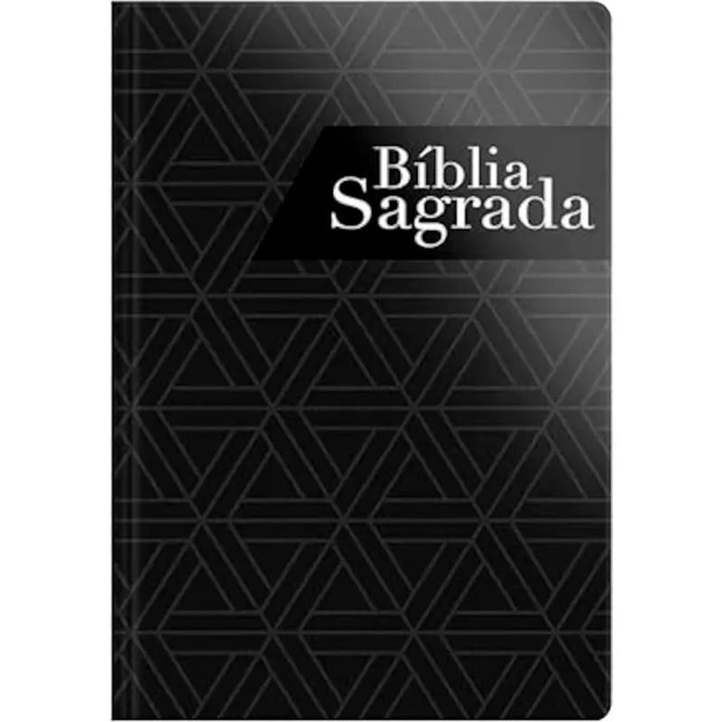 livro bíblia nvt letra grande brochura preta geografica (mp)