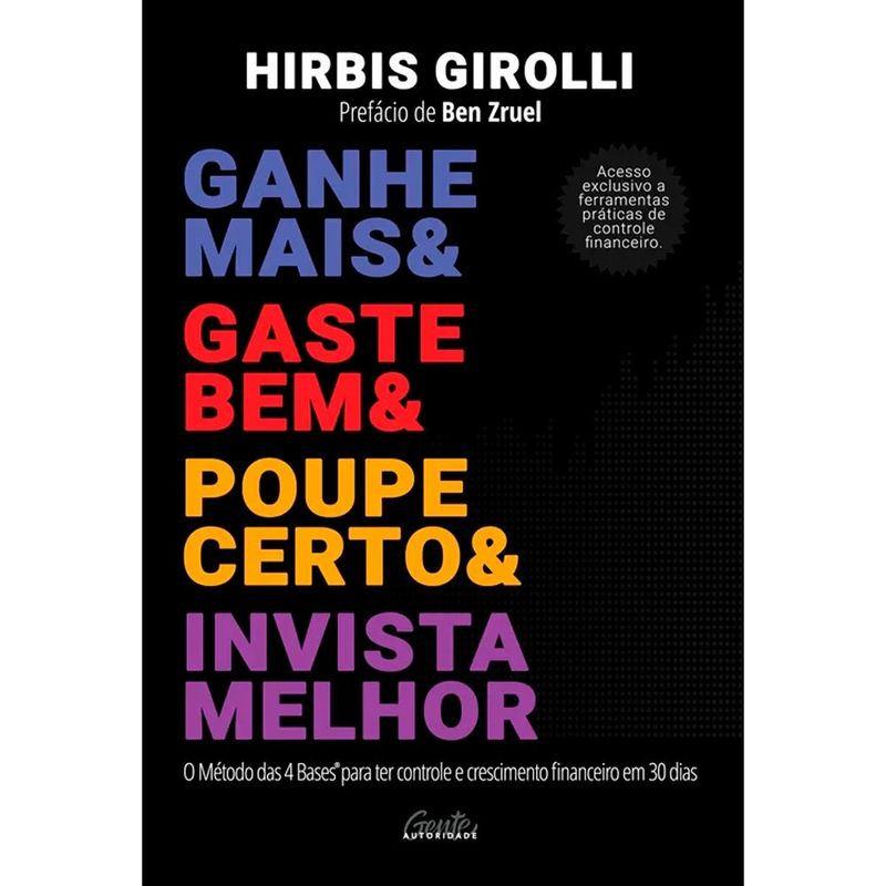 livro ganhe mais gaste bem poupe certo e invista melhor gente autoridade (mp)