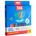 lápis de cor tris mega soft 48 cores 614960