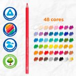lápis de cor tris mega soft 48 cores 614960