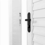 porta de aço laminada direita 215x85cm minas sul mgm branco (mp)