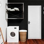 porta de aço laminada direita 215x85cm minas sul mgm branco (mp)