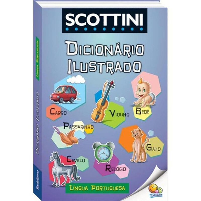 livro dicionário ilustrado língua portuguesa todolivro (mp)