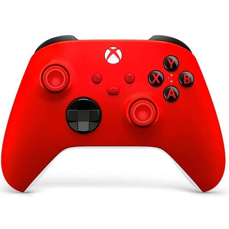 controle xbox sem fio red pulse qau-00066 (imp)
