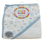 toalha azul cutie baby dupla face 031-31682 (mp)