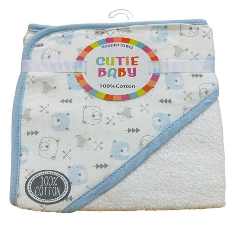 toalha azul cutie baby dupla face 031-31682 (mp)