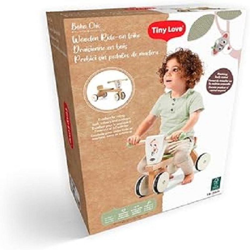triciclo de madeira tiny love tl boho chic imp02417 (mp)