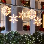 luzes floco de neve 2,6 metros branco a-bi