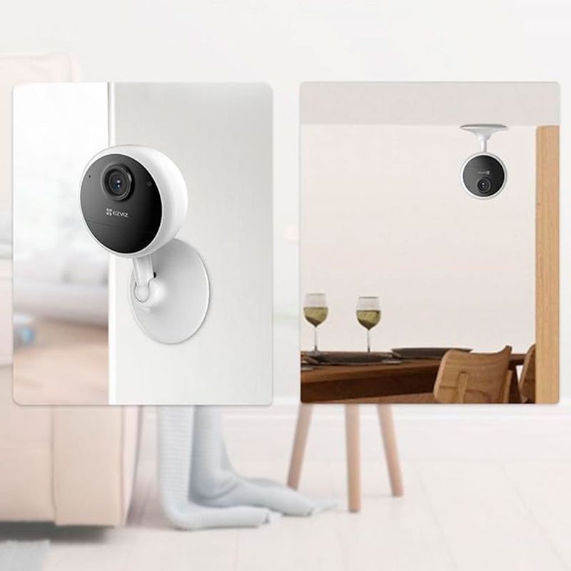 câmera de segurança residencial ezvis com wi-fi e bateria cs-cb1 (mp)