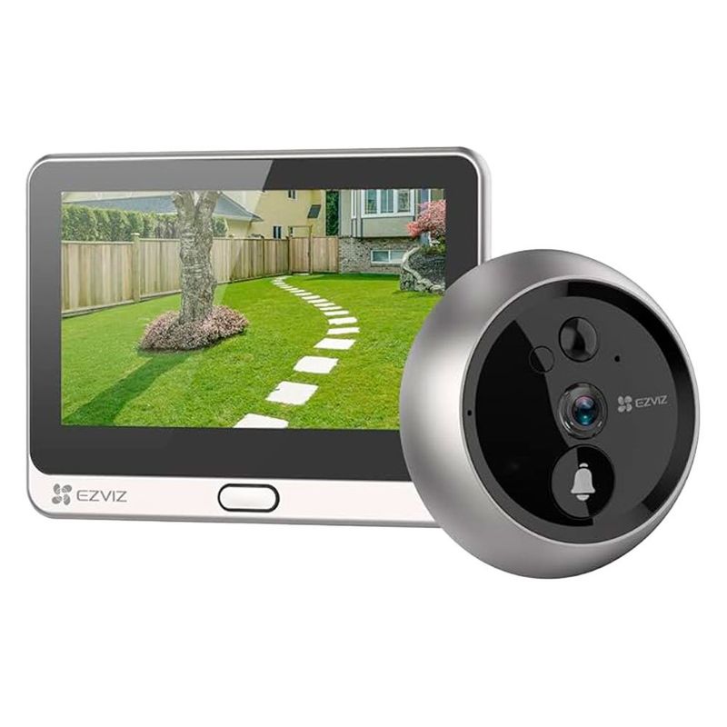 vídeo porteiro ezvis sem fio 1080p cs-dp2c (mp)
